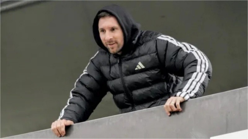 Messi en su última visita en Leones.