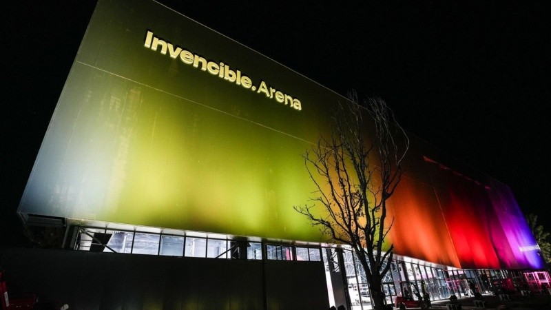Inauguraron el Invencible Arena de Rosario, estadio que será una de las sedes principales de los Juegos Suramericanos 2026.