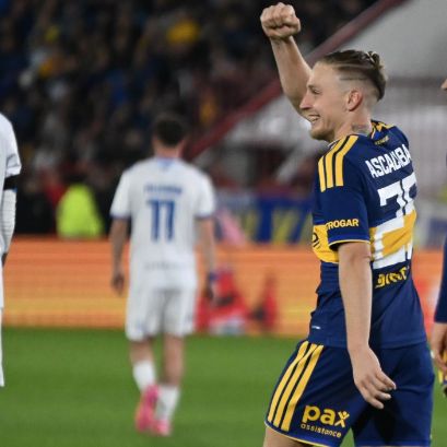 Ascacibar volvió a mostrar su olfato goleador (Fotobaires).
