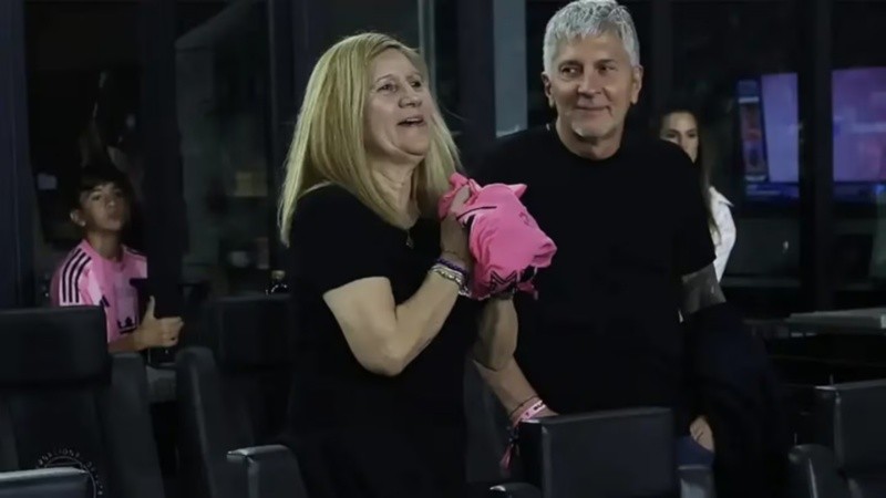 Jorge y Celia Messi