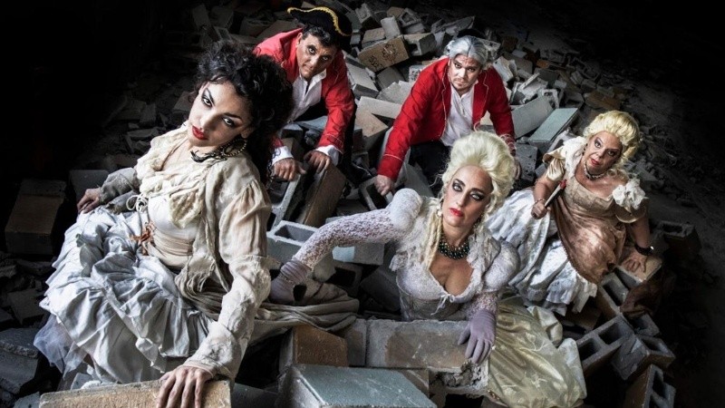El elenco de la obra 