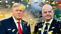 Donald Trump y Gianni Infantino.