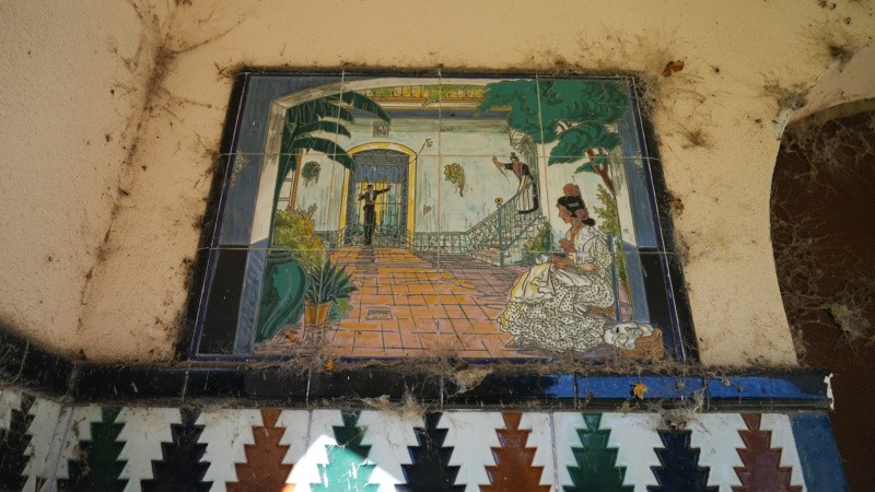 &nbsp;Uno de los detalles ormamentales de la casona (Foto: Alan Monzón/Rosario3).