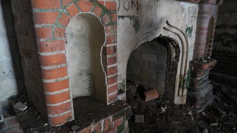 El hogar de la construcción en la barranca&nbsp;(Foto: Alan Monzón/Rosario3).