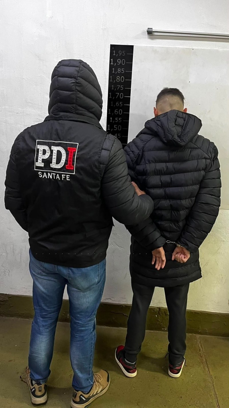Williams T. cedió luego de que su familia fuera allanada en varias ocasiones. Foto: PDI Uval.