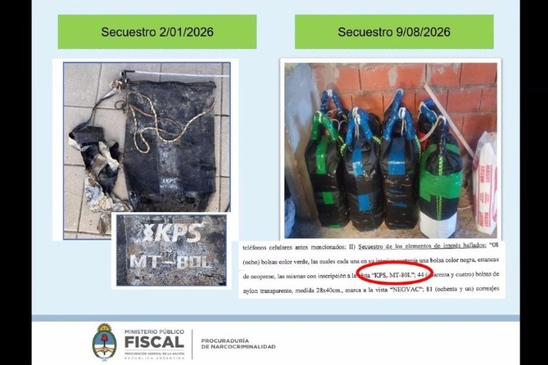 Los bolsos KPS, cuya compra online fueron la perdición de la banda. Foto: Legajo penal Procunar.