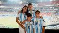 Antonela Roccuzzo y sus hijos, en una un publicación durante el Mundial 2026 (Instagram)