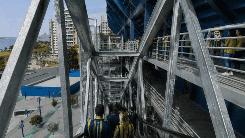 &nbsp;El ascensor será la otra opción para ingresar al estadio. 