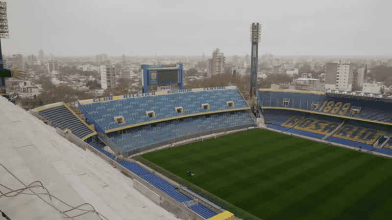 Así se ve desde la tercera bandeja. 