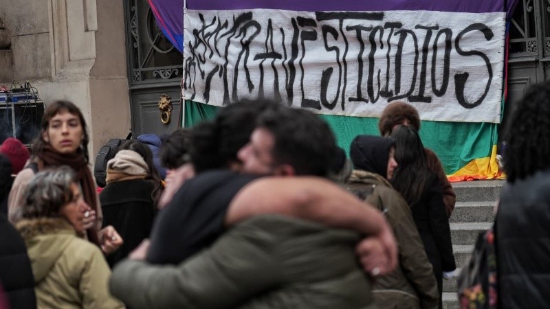 La manifestación en reclamo de justicia por Gabriela.