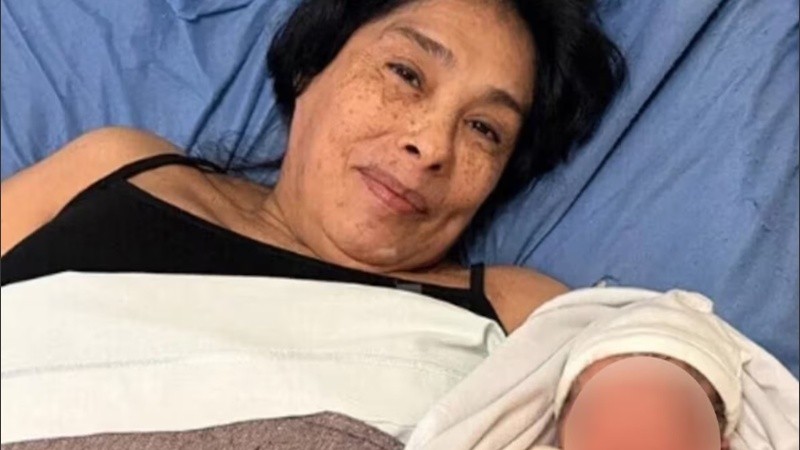 Mabel, oriunda de San Nicolás de los Arroyos, fue madre a los 62 años.