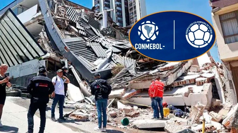 Conmebol y la FCF se unieron para donar un millón de dólares a las víctimas de los terremotos.