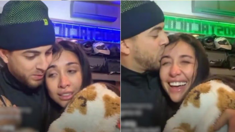 La artista se emocionó