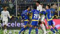 El partido tuvo varios momentos picantes, típico de Libertadores (Fotobaires).