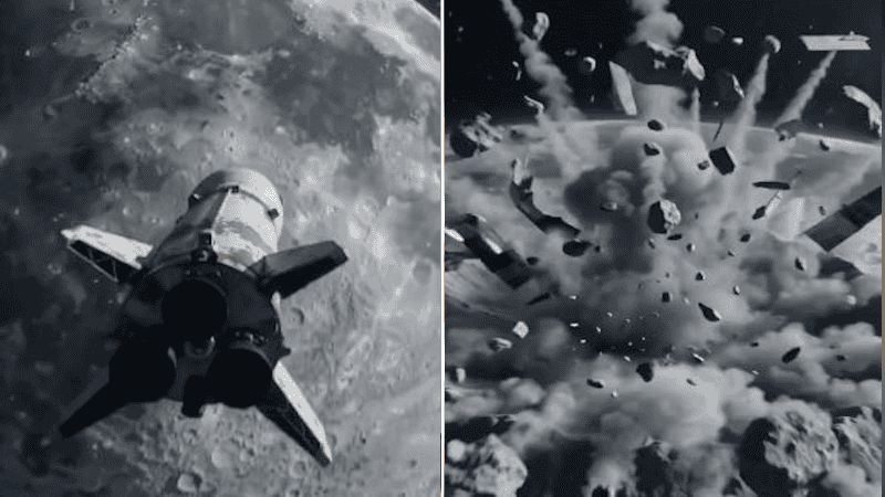 El impacto fue fotografiado por la sonda surcoreana Danuri y por el orbitador LRO de la Nasa.