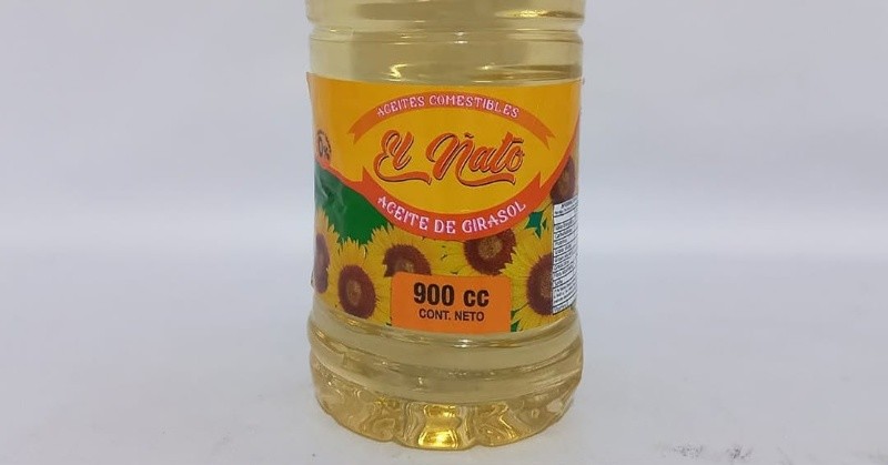 &nbsp;El envase de aceite de girasol El Ñato.