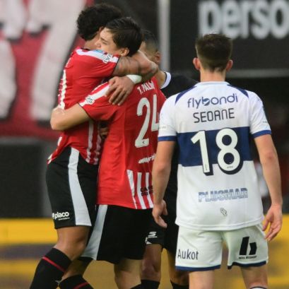 El Pincha se fue encontrando con el partido y lo gozó (Fotobaires).
