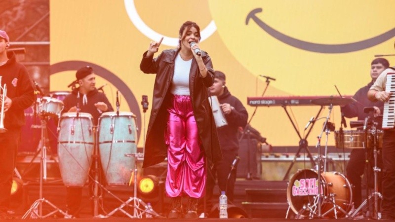 La cantante Sofía Gazzinaga abrió la programación musical de ReDi (Sub. de Comunicación Social)