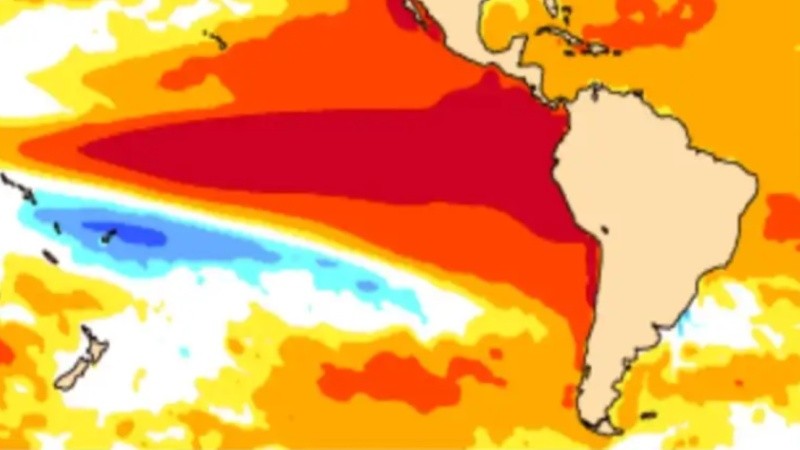 El fenómeno El Niño se extenderá hasta el comienzo del otoño 2027.