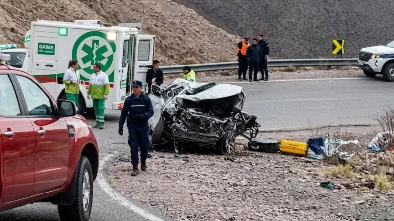 Una mujer de 58 años oriunda de la provincia de Buenos Aires murió en el accidente. (Imagen: Todo Jujuy)