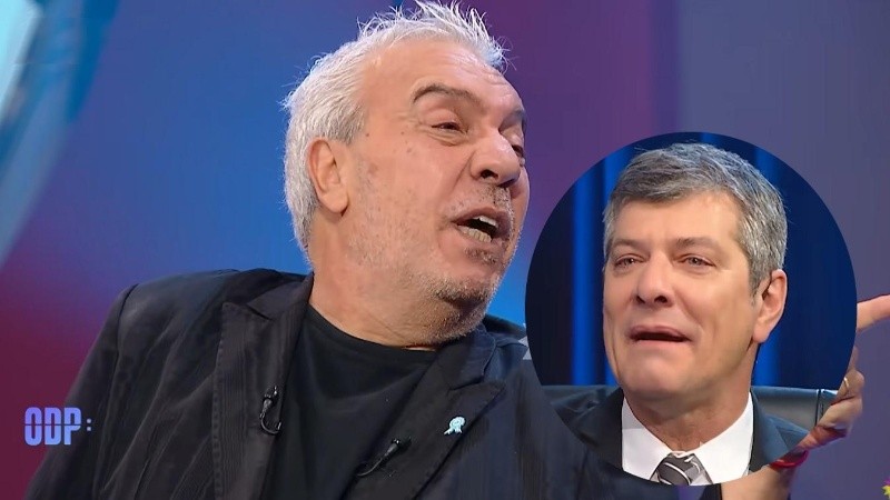 Coco Sily y Mario Pergolini en 