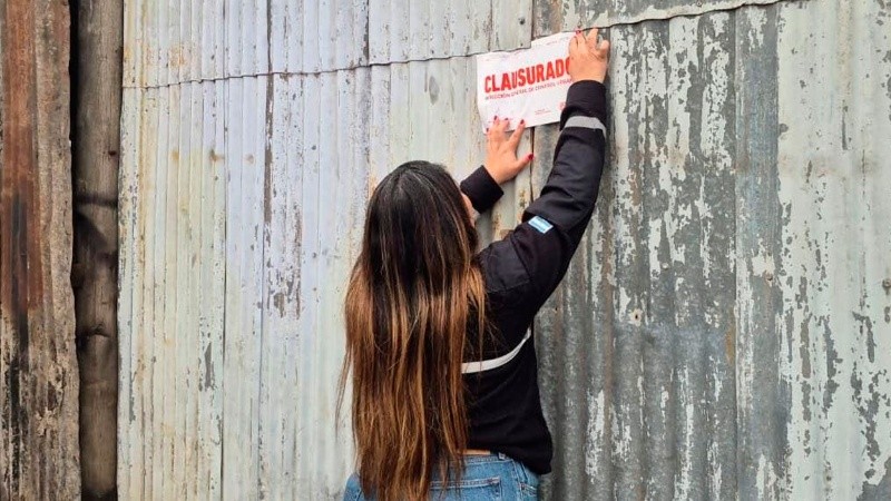 Se paralizaron obras de movimiento de suelo en la zona oeste.