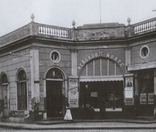 La fachada del antiguo Mercado Norte. (Archivo Eduardo Guida Bria)