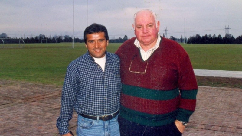 Bottura junto a Omar Palma.