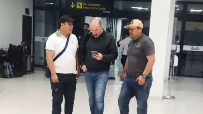 Cerimedo fue detenido en la madrugada de este martes en el aeropuerto internacional de Viru Viru.