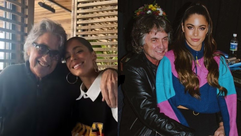 Alejandro y Tini Stoessel, en otros tiempos.