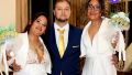 Aldana, Walter y Fiama se casaron en Uruguay.
