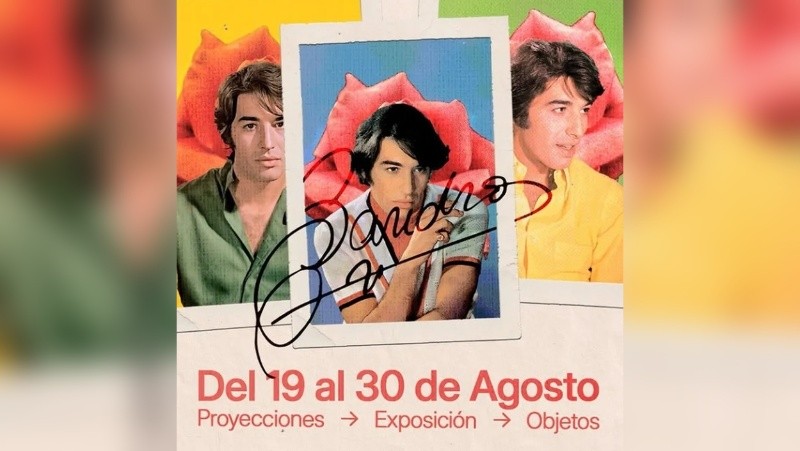 “Sandro de Película”, la muestra que reúne proyecciones, objetos y material de archivo para celebrar el 81° aniversario de su nacimiento.&nbsp;