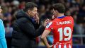 El entrenador del Atlético de Madrid también esquivó otra pregunta al final de la conferencia.