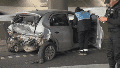 Así quedó el Gol Trend. (Captura El Tres)