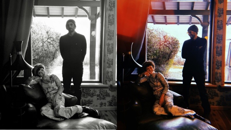 Santiago Korovsky y Celeste Cid (Instagram).