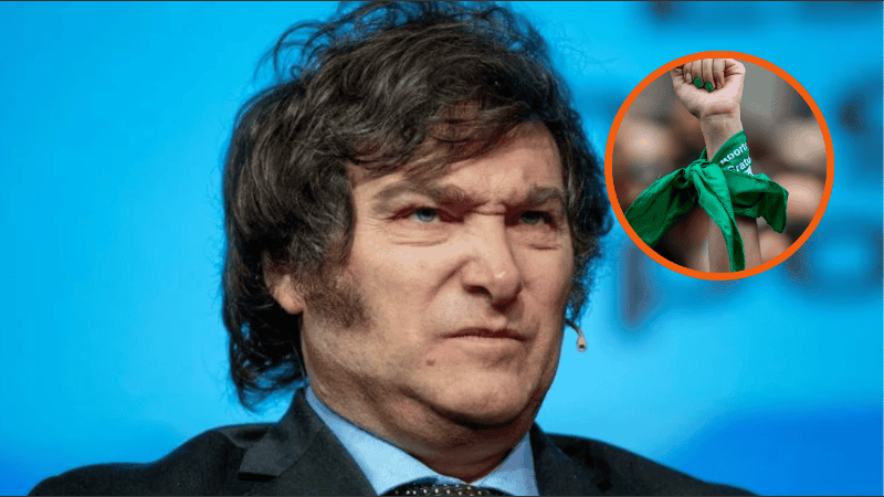 Javier Milei volvió a cuestionar el aborto y lo relacionó con el futuro demográfico de Argentina.