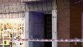 El ingreso al edificio donde ocurrió el ataque.