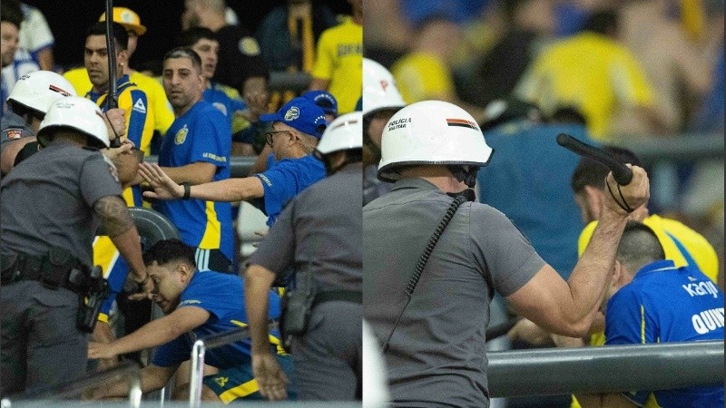 De acuerdo con el reporte, los agentes trasladaron a los aprehendidos al Jecrim, el Juizado Especial Criminal que funciona dentro del estadio.