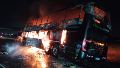 En el lugar intervino una dotación de Bomberos de Pueblo Esther para extinguir el fuego.