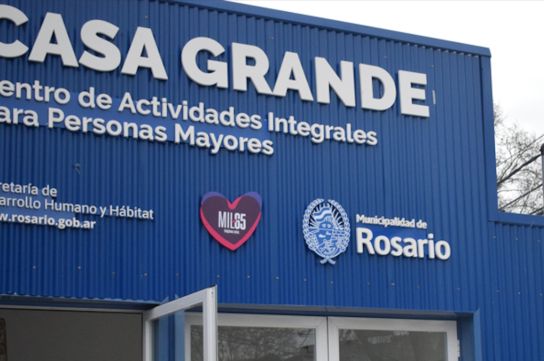 Casa Grande, el hogar transitorio para adultos mayores ubicado en Mitre 3834, barrio Matheu.