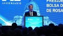 Pablo Borotalo, el presidente de la Bolsa de Comercio.