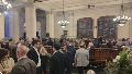 A puro piki piki en el hall de la Bolsa. El catering de Aliendro, brilló