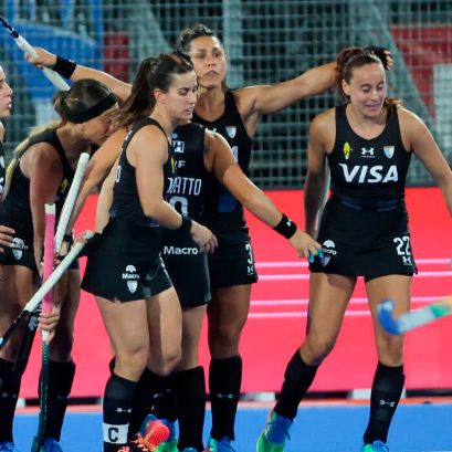 Las Leonas se metieron en semifinales.