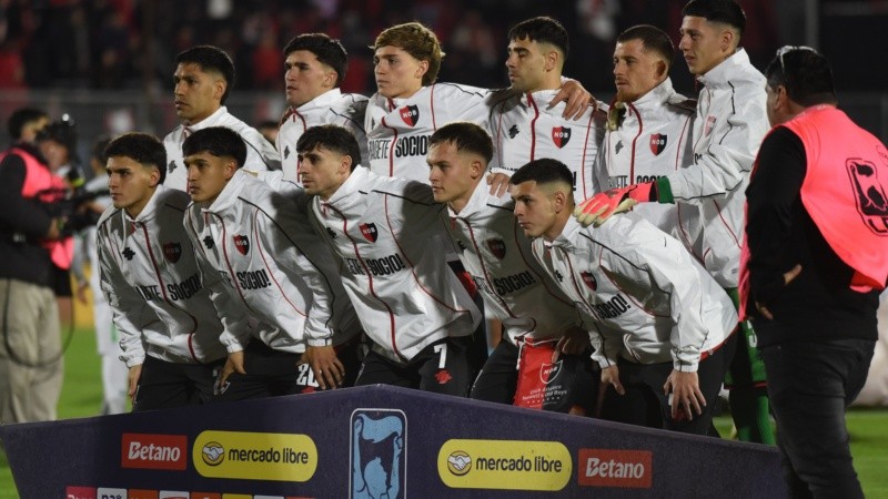 Los titulares de Newell's que salieron a la cancha contra Banfield en el Parque Independencia.