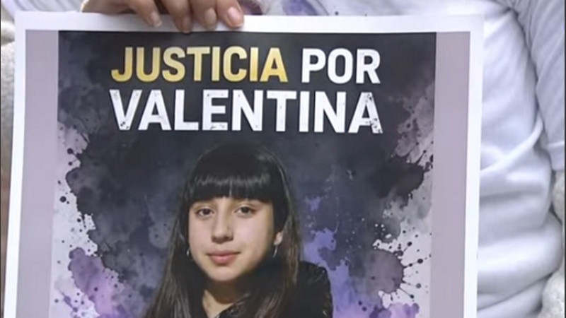 Lara Valentina Fabiana Caraballo fue asesinada de un disparo en el mentón.