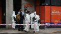 El frente de la farmacia del centro donde el miércoles 19 de agosto fue asesinada Carina Candelas. (Alan Monzón/Rosario3).