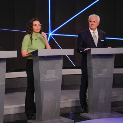 El debate público de candidatos a gobernador, previo a las elecciones que ganó Pullaro (Archivo Rosario3)