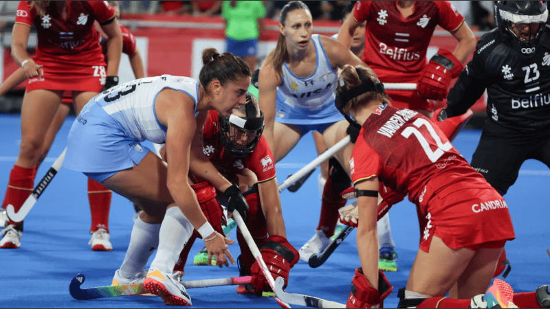 Las Leonas empataron con Bélgica sin goles.