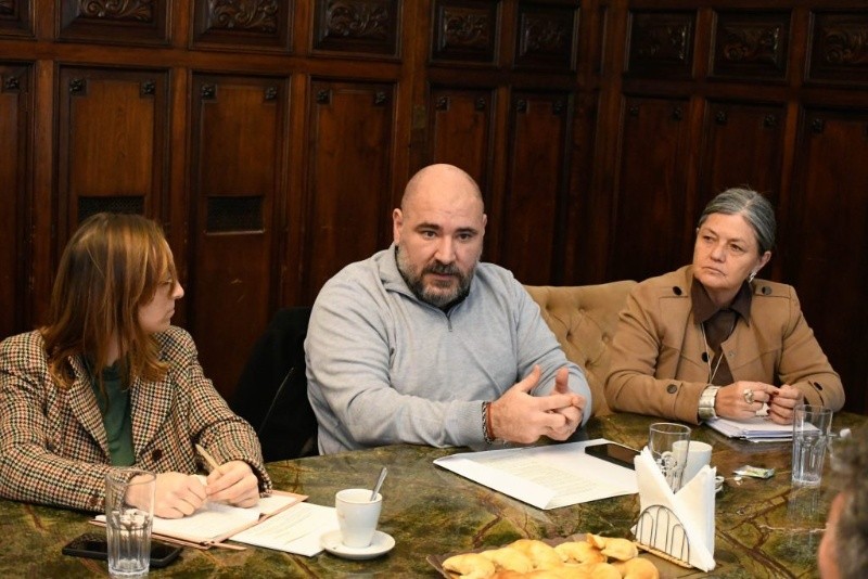 &nbsp;Los funcionarios en la reunión del Observatorio de Seguridad Vial.