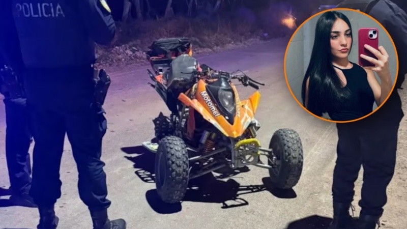 Tras el accidente, Agustina fue asistida por personal de emergencia y trasladada de urgencia.
